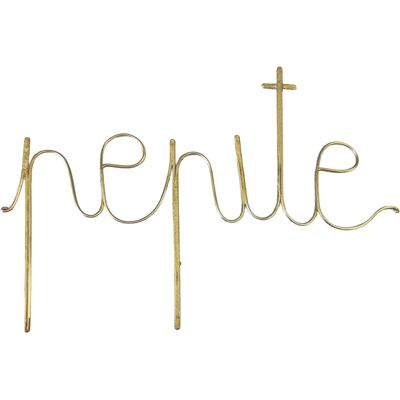 HomeMaison "Mot fil de laiton ""PÉPITE""" - Publicité HomeMaison "Mot fil de laiton ""PÉPITE""" - Publicité