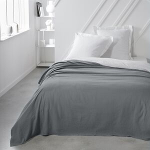 Jeté de lit en gaze de coton Today Essential - Gris - Type de Lit - Publicité Jeté de lit en gaze de coton Today Essential - Gris - Type de Lit - Publicité