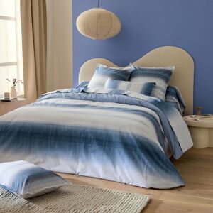 HomeMaison Drap plat percale de coton dégradé rayé - Publicité HomeMaison Drap plat percale de coton dégradé rayé - Publicité