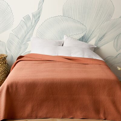 HomeMaison Jeté de lit matelassé léger motif capitonné - Publicité HomeMaison Jeté de lit matelassé léger motif capitonné - Publicité