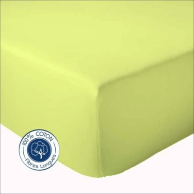 HomeMaison Drap Housse Uni bonnet 30 cm 100% Coton - Publicité HomeMaison Drap Housse Uni bonnet 30 cm 100% Coton - Publicité