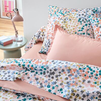 HomeMaison Taie d’oreiller percale de coton 80 fils motif floral - Publicité HomeMaison Taie d’oreiller percale de coton 80 fils motif floral - Publicité
