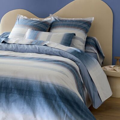 HomeMaison Taie de traversin percale de coton dégradé rayé - Publicité HomeMaison Taie de traversin percale de coton dégradé rayé - Publicité