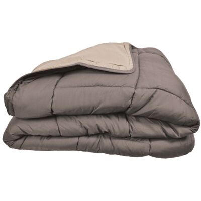 HomeMaison Couette chaude microfibre bicolore 400 gr/m2 - Publicité HomeMaison Couette chaude microfibre bicolore 400 gr/m2 - Publicité