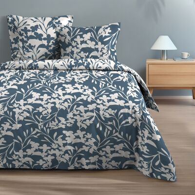HomeMaison Parure de lit 3 pièces en coton imprimé floral housse + taies - Publicité HomeMaison Parure de lit 3 pièces en coton imprimé floral housse + taies - Publicité