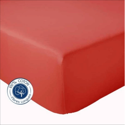 HomeMaison Drap Housse Uni bonnet 30 cm 100% Coton - Publicité HomeMaison Drap Housse Uni bonnet 30 cm 100% Coton - Publicité