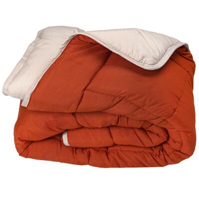 HomeMaison Couette chaude microfibre bicolore 400 gr/m2 - Publicité HomeMaison Couette chaude microfibre bicolore 400 gr/m2 - Publicité