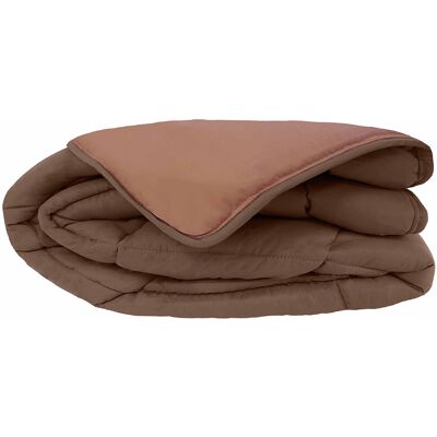 HomeMaison Couette chaude microfibre bicolore 400 gr/m2 - Publicité HomeMaison Couette chaude microfibre bicolore 400 gr/m2 - Publicité