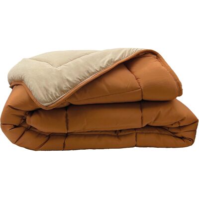 HomeMaison Couette légère réversible bicolore en microfibre 200 gr/m² - Publicité HomeMaison Couette légère réversible bicolore en microfibre 200 gr/m² - Publicité