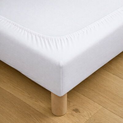 HomeMaison Cache sommier jersey coton extensible - Publicité HomeMaison Cache sommier jersey coton extensible - Publicité