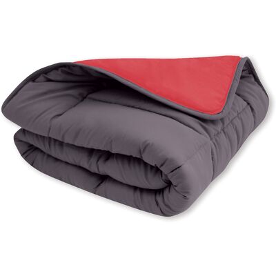 HomeMaison Couette légère réversible bicolore en microfibre 200 gr/m² - Publicité HomeMaison Couette légère réversible bicolore en microfibre 200 gr/m² - Publicité