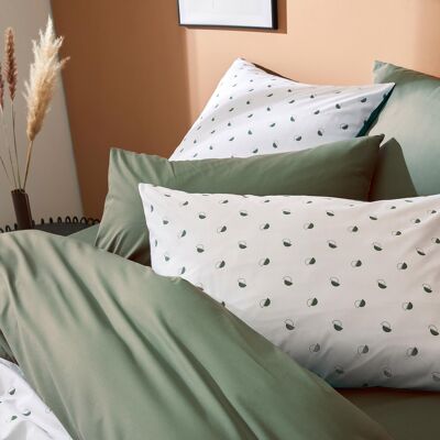 HomeMaison Parure de couette en percale de coton au style géométrique - Publicité HomeMaison Parure de couette en percale de coton au style géométrique - Publicité