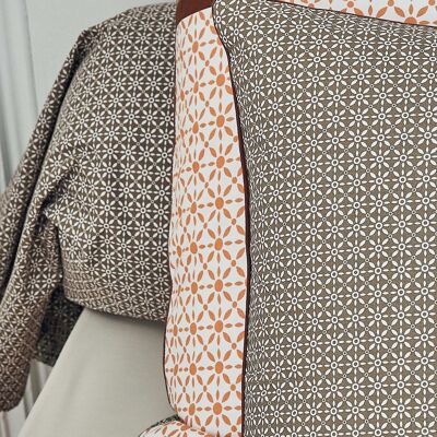 HomeMaison Taie de traversin en percale au style graphique - Publicité HomeMaison Taie de traversin en percale au style graphique - Publicité