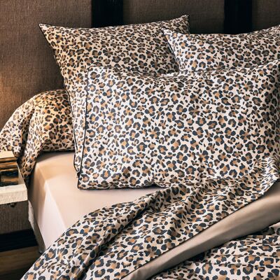 HomeMaison Taie de traversin percale de coton léopard - Publicité HomeMaison Taie de traversin percale de coton léopard - Publicité
