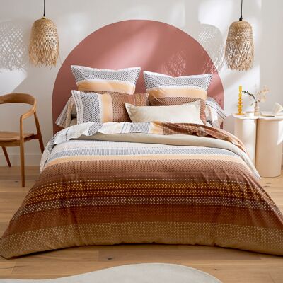 HomeMaison Housse de couette esprit géométrique en coton - Publicité HomeMaison Housse de couette esprit géométrique en coton - Publicité