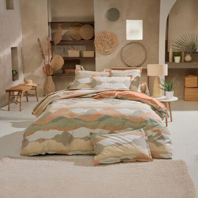 HomeMaison Housse de couette percale de coton paysage abstrait - Publicité HomeMaison Housse de couette percale de coton paysage abstrait - Publicité