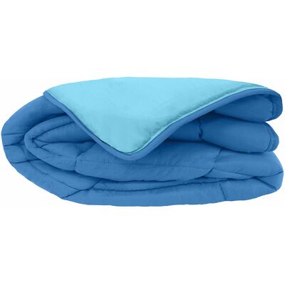 HomeMaison Couette chaude microfibre bicolore 400 gr/m2 - Publicité HomeMaison Couette chaude microfibre bicolore 400 gr/m2 - Publicité