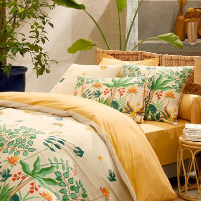 HomeMaison Taie d’oreiller percale de coton 80 fils tropical - Publicité HomeMaison Taie d’oreiller percale de coton 80 fils tropical - Publicité
