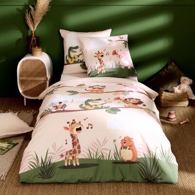 HomeMaison Housse de couette enfant percale de coton savane - Publicité HomeMaison Housse de couette enfant percale de coton savane - Publicité