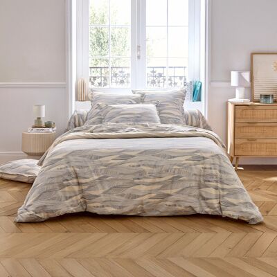 HomeMaison Drap plat coton 57 fils motif ondulé - Publicité HomeMaison Drap plat coton 57 fils motif ondulé - Publicité