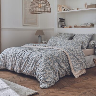 HomeMaison Parure de couette en percale au style cocooning - Publicité HomeMaison Parure de couette en percale au style cocooning - Publicité