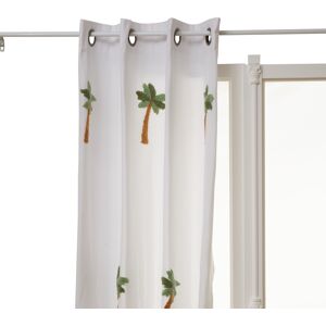 HomeMaison Rideau à oeillets tufté palmier - Publicité HomeMaison Rideau à oeillets tufté palmier - Publicité