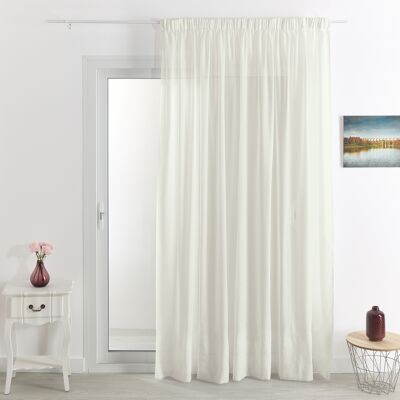 HOME MAISON - Cortina Transparente Lisa e Chumbo - 240x240 cm - Publicité HOME MAISON - Cortina Transparente Lisa e Chumbo - 240x240 cm - Publicité
