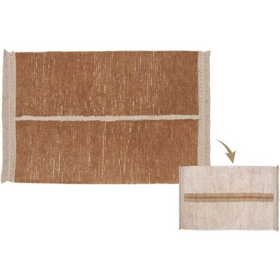 HomeMaison Tapis lavable réversible caramel duo - Publicité HomeMaison Tapis lavable réversible caramel duo - Publicité