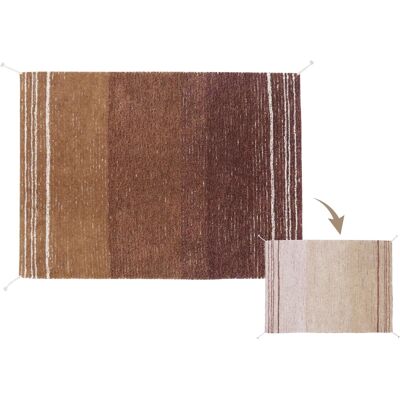 HomeMaison Tapis lavable réversible caramel double - Publicité HomeMaison Tapis lavable réversible caramel double - Publicité