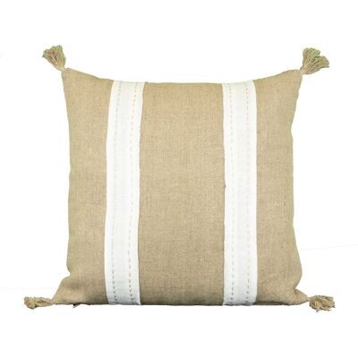 HomeMaison Coussin en lin et coton déhoussable - Publicité HomeMaison Coussin en lin et coton déhoussable - Publicité