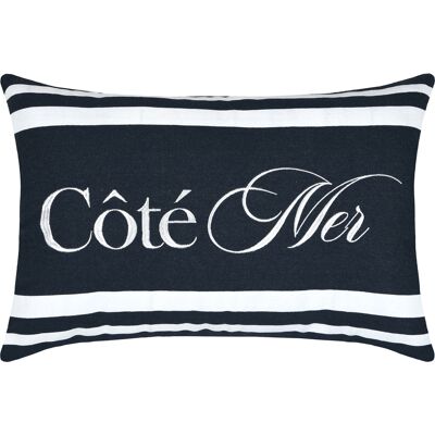 HomeMaison Coussin polycoton Côté Mer - Publicité HomeMaison Coussin polycoton Côté Mer - Publicité