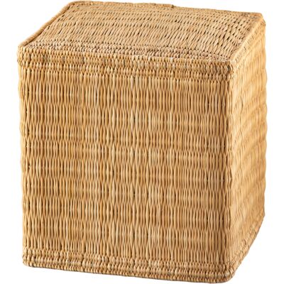 HomeMaison Pouf en paille tressée fait main - Publicité HomeMaison Pouf en paille tressée fait main - Publicité