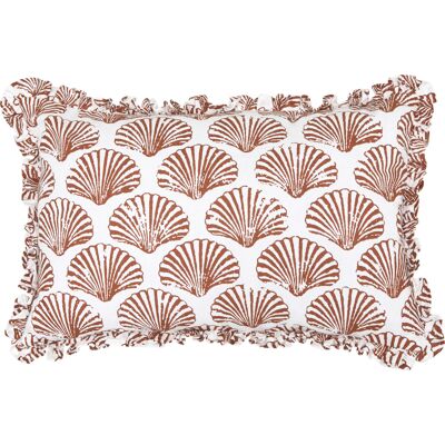 HomeMaison Coussin rectangulaire coton motif coquillage - Publicité HomeMaison Coussin rectangulaire coton motif coquillage - Publicité