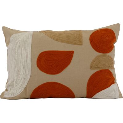 HomeMaison Coussin brodé motif abstrait - Publicité HomeMaison Coussin brodé motif abstrait - Publicité