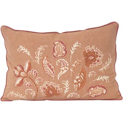 HomeMaison Coussin décoratif en polylin motif floral - Publicité HomeMaison Coussin décoratif en polylin motif floral - Publicité