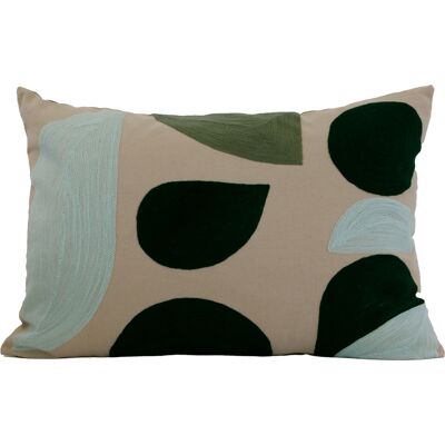 HomeMaison Coussin brodé motif abstrait - Publicité HomeMaison Coussin brodé motif abstrait - Publicité