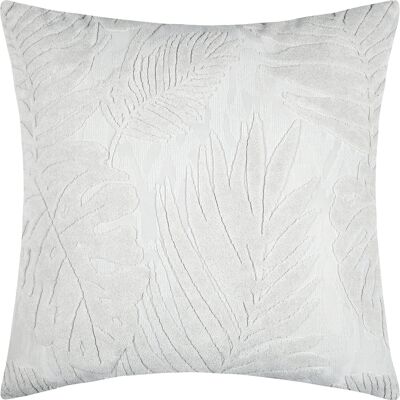 HomeMaison Coussin carré effet velours avec motif en relief tropical - Publicité HomeMaison Coussin carré effet velours avec motif en relief tropical - Publicité