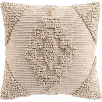 HomeMaison Coussin déhoussable en poly-coton à motif texturé - Publicité HomeMaison Coussin déhoussable en poly-coton à motif texturé - Publicité