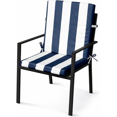 HomeMaison Coussin de fauteuil assise et dossier imperméable à rayures ARCACHON - Publicité HomeMaison Coussin de fauteuil assise et dossier imperméable à rayures ARCACHON - Publicité
