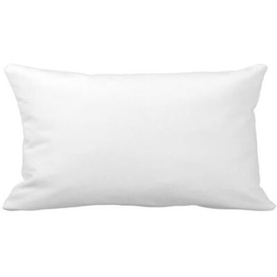 Home Maison Coussin en Polyester Blanc - Coussin - Publicité Home Maison Coussin en Polyester Blanc - Coussin - Publicité