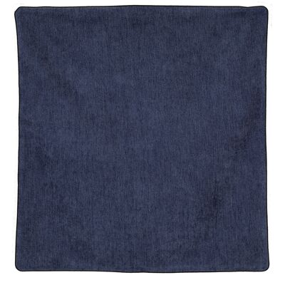 HomeMaison Housse de coussin passepoilée effet velours - Publicité HomeMaison Housse de coussin passepoilée effet velours - Publicité