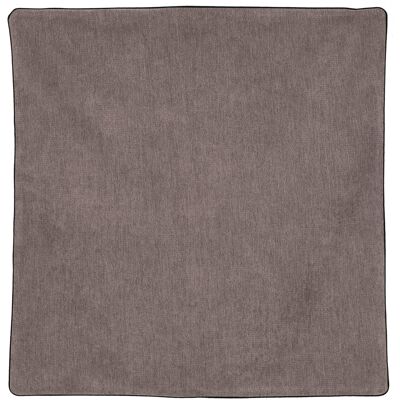 HomeMaison Housse de coussin passepoilée effet velours - Publicité HomeMaison Housse de coussin passepoilée effet velours - Publicité
