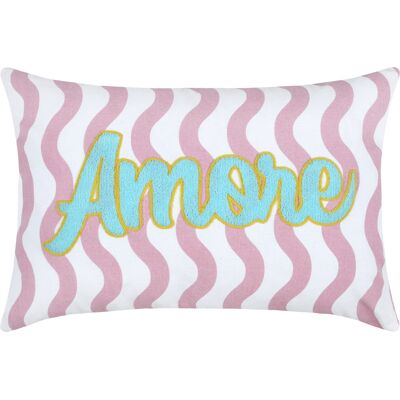 HomeMaison Coussin polycoton AMORE - Publicité HomeMaison Coussin polycoton AMORE - Publicité
