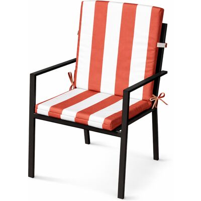 HomeMaison Coussin de fauteuil assise et dossier imperméable à rayures ARCACHON - Publicité HomeMaison Coussin de fauteuil assise et dossier imperméable à rayures ARCACHON - Publicité