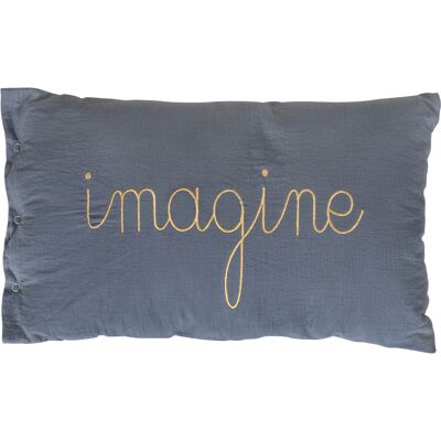 HomeMaison Coussin gaze de coton avec mot doux - Publicité HomeMaison Coussin gaze de coton avec mot doux - Publicité