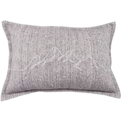 HomeMaison Coussin rectangulaire montagnes en coton brossé - Publicité HomeMaison Coussin rectangulaire montagnes en coton brossé - Publicité