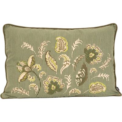 HomeMaison Coussin décoratif en polylin motif floral - Publicité HomeMaison Coussin décoratif en polylin motif floral - Publicité