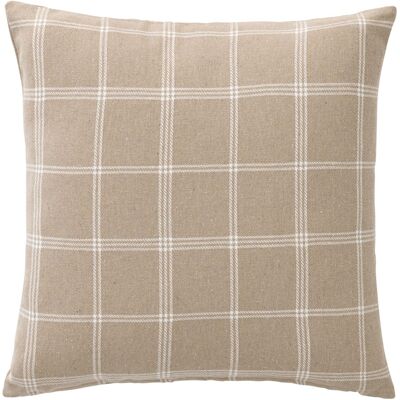 HomeMaison Coussin déhoussable à carreaux en poly-coton tissé - Publicité HomeMaison Coussin déhoussable à carreaux en poly-coton tissé - Publicité