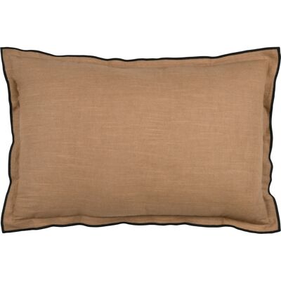 HomeMaison Coussin volant plat feston noir coton - Publicité HomeMaison Coussin volant plat feston noir coton - Publicité