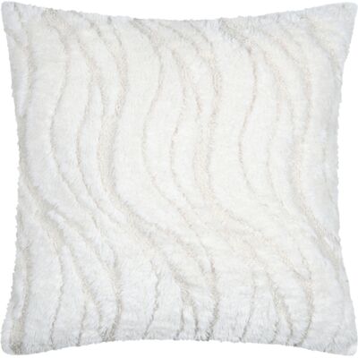 HomeMaison Coussin imitation fourrure vagues - Publicité HomeMaison Coussin imitation fourrure vagues - Publicité
